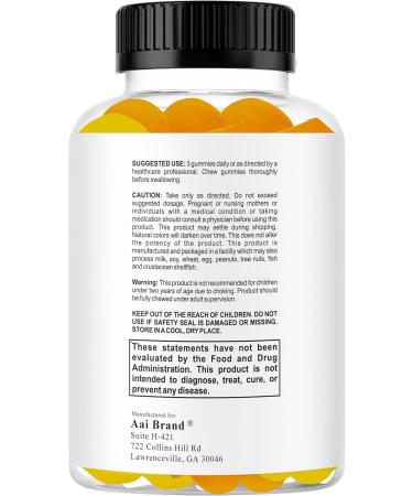 Kids Omega 3 Gummies with DHA & EPA Omega 3 Supplement for Kids & Teens Supports Brain Focus & Memory Eye Health Great Taste Non-GMO 60 Count - Buy Online on GoSupps.com