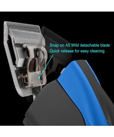 Detachable Size 10WF Wide Blade - 1/16" | Extra Durable Japanese Steel | Fits Andis Oster Wahl A5 Clippers | International Shipping Available - Buy Online on GoSupps.com