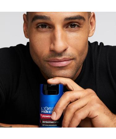 L'Or al Men Expert Anti-Aging Facial Care - Hyaluronic Acid Moisturizer for Tired Skin | 50ml Wrinkle Cream for Men - Buy Online on GoSupps.com