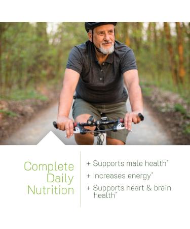 Irwin Naturals Men's Living Green Liquid-Gel Multi - 70 Essential Nutrients, Full-Spectrum Vitamins, Wholefood Blend - Targeted Adrenal & Brain Support - 120 Liquid Softgels (Pack of 3) - Buy Online on GoSupps.com