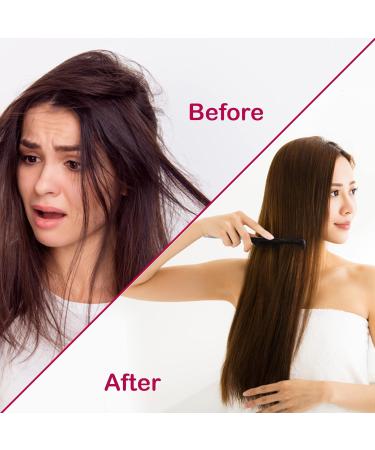 Hair Comb - Rat Tail Comb Fine Tooth Pin Tail Comb Sectioning Hairdressing Styling Cutting Parting Tails Comb With Metail Tail & 2 large Sectioning Hair Clips for Women Men Girls By HY DOT - Buy Online on GoSupps.com