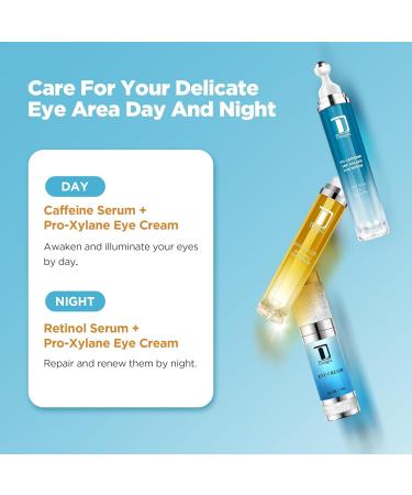 Dongyu Caffeine Eye Cream Set: Eye Serum Kit for Dark Circles Puffiness - Self Care Gifts for Women Birthday Gifts for Her - Buy Online on GoSupps.com