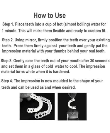DBSUN Snap on Smile Braces - Instantly Smile with Confidence | One Size Fits All | Natural Teeth | Reusable - Buy Online on GoSupps.com