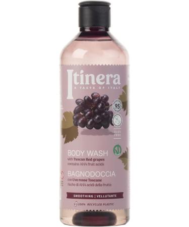  sarcia.eu ITINERA - Smoothing Body Wash with Tuscan Red Grapes 95% natural ingredients 370 ml 3 pieces - Buy Online on GoSupps.com