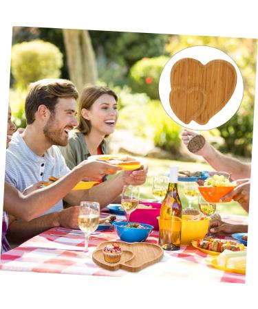 ABOOFAN 1pc Wooden Dessert Plate Jewelry Tray Food Tray Sushi Serving Dishes Cake Serving Dish Tableware Nut - Buy Online on GoSupps.com