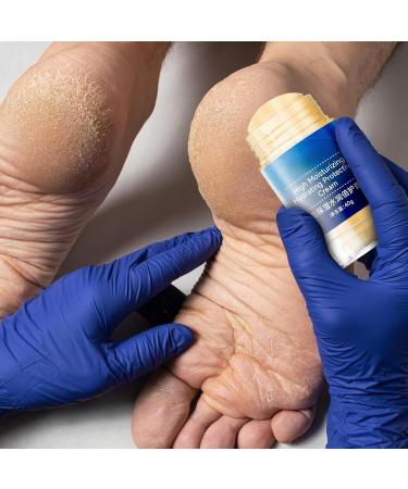  G n rique Foot Balm Anti-Drying Heel Cream Natural Moisturizing Formula Cracked Skin Repair Soothing Nourishment Care 40g Tube for Men Women Elbows Knees and More - Buy Online on GoSupps.com