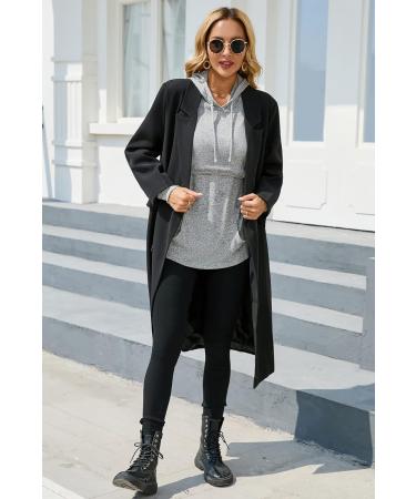 Women's Nursing Hoodie Maternity Breastfeeding Top | Sosolism Long Sleeve Pregnancy Sweatshirt - Light Grey - Buy Online on GoSupps.com