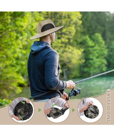 Mosquito Hat with Removable Netting | Midge Head Net for Outdoor Activities | Beige - Buy Online on GoSupps.com