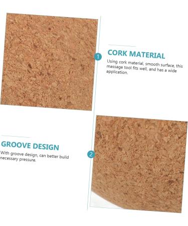 ToddMomy Triggerpunktball - Acupunkt Massage Ball for Back Relief Multi-Purpose Massage Tools Peanut Rollerball & Fitness Cork - Ultimate Neck & Yoga Block Support - Buy Online on GoSupps.com