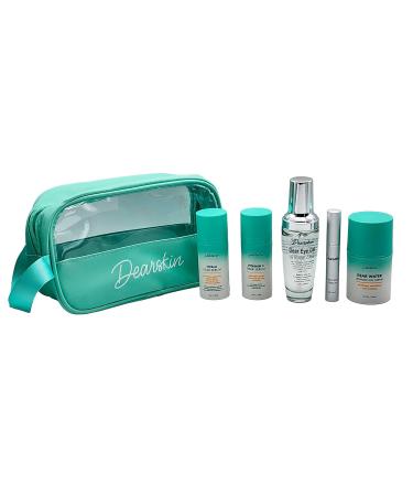 Shop Eyelashes & Face Skincare Gift Set - Hyaluronic Serum Vitamin C Eye Gel & More for Radiant Skin - Buy Online on GoSupps.com