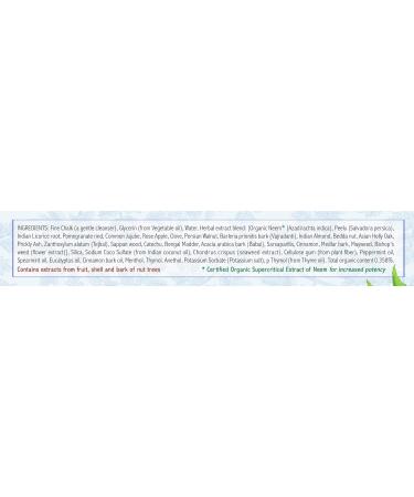 Auromere Fresh Mint Ayurvedic Herbal Toothpaste - Vegan Non GMO Fluoride Free with Neem & Peelu (2 Pack) - Buy Online on GoSupps.com