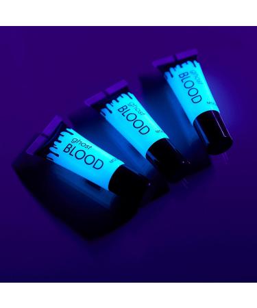 Buy Moon Terror UV Geisterblut - 10ml Ghost Blood for Halloween Vampire & Zombie Special Effects Makeup | SFX Applicator Included - Buy Online on GoSupps.com