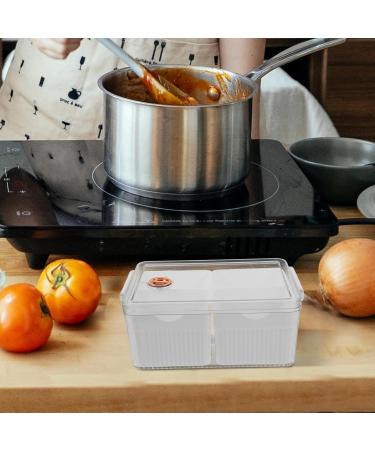 GLEAVI Kitchen Spice Storage Box Refrigerator Plastic Fruit Canisters Sealing Storage Holder Seasoning Box - Buy Online on GoSupps.com