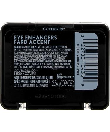 CoverGirl Eye Enhancer Singles - Brun Sexy 740 Brown Smolder - Buy Online on GoSupps.com