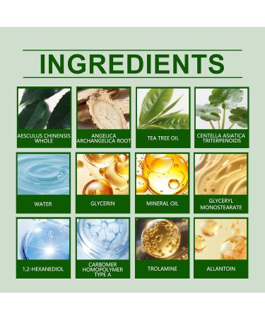 PuffEase Edema Soothing Massage Cream Swell Care Lymphatic Massage Cream Thigh Skin Laxity (20G/0.71 OZ) - 2 Packs 0.71 Fl Oz (Pack of 2) - Buy Online on GoSupps.com