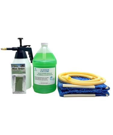 Complete Mini Split Cleaning Kit Featuring Nu-Calgon Evap Pow'r C Coil Cleaner & CleanAir Odour Treatment Tab - For Units Up To 39 Inches Wide Modern