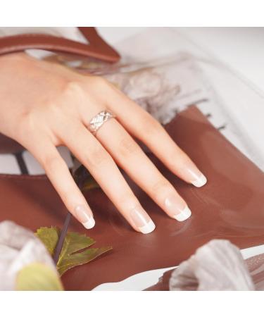 DANNI & TONI Crystal Frost French Manicure Nail Wraps - 28 Stickers - Buy Online on GoSupps.com
