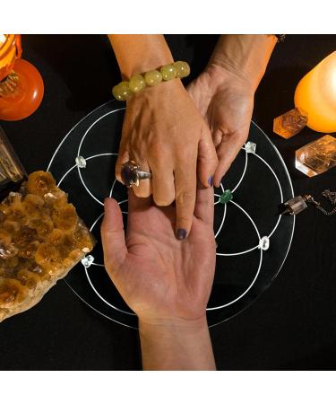 Buy Muslalo Pendulum Board & Wishing Rod - Star Acrylic Dining Board for Metaphysical Home Decor - Buy Online on GoSupps.com