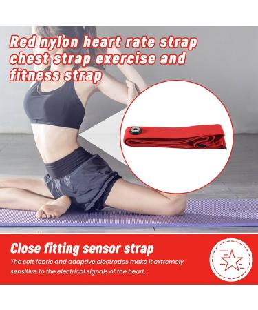 ASINFTER Heart Rate Monitor Chest Strap Replacement Band - Comfortable & Durable Fitness Accessory - Buy Online on GoSupps.com