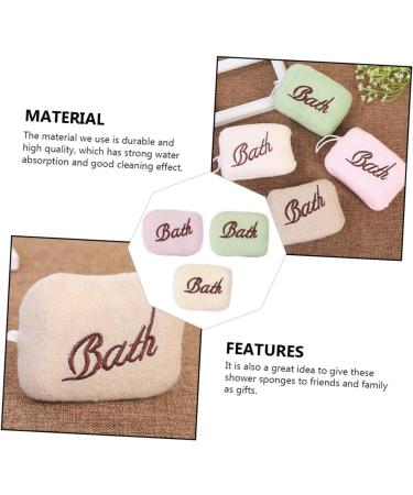 Angoily 12 Pcs Embroidered Bath Towels & Exfoliating Scrubbers - Soft Loofah & Toddler Bath Sponge for Gentle Skin Care - Buy Online on GoSupps.com