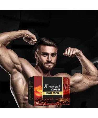 X Power Coffee X Power Coffee for Men Ginseng Maca X Power Coffee for Men Herbal Supplement Coffee Energy Maca for Male Friends (2box) - Buy Online on GoSupps.com