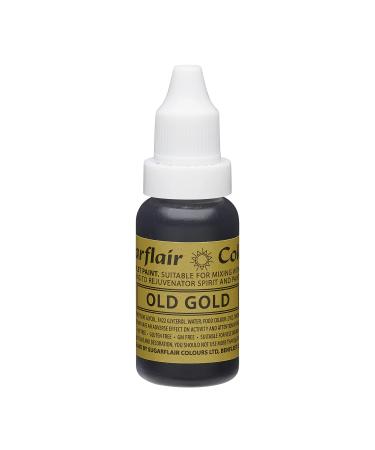 Sugarflair Sugartint Droplet Paint (Liquid) Colour - Old Gold 14ml