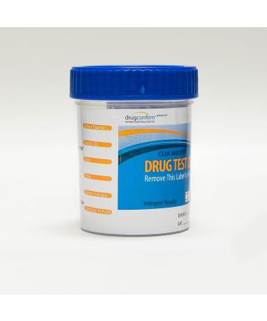 DrugConfirm 12-Panel Urine Test Cup with 80-Hour EtG Alcohol Detection (25 Tests) - Buy Online on GoSupps.com