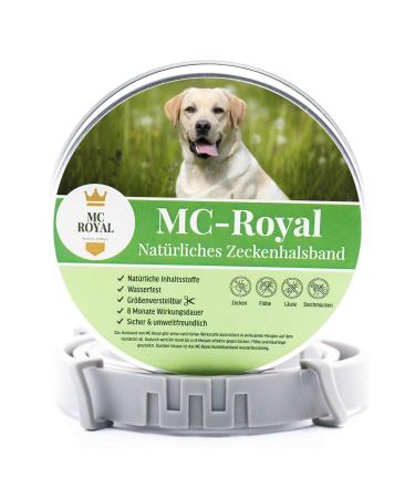 MC -Royal tick collar for dogs - effective protection against vermin - waterproof and adjustable - up to 8 months of tick protection with 100% natural ingredients - Buy Online on GoSupps.com