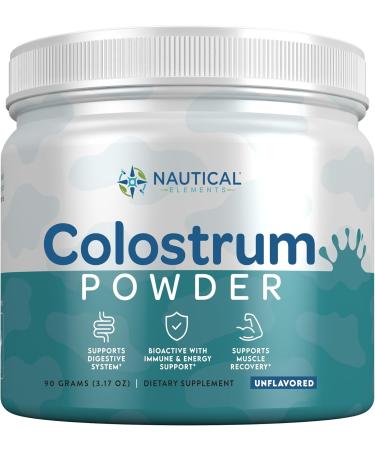 Colostrum Supplement Powder 90g 40% IgG 45 Servings | First 4-6 Hour Milking Grass-Fed Pasture Raised Unflavored Bovine Colostrum Supplement from Midwest USA Farm | Calostro Bovino 3.17 Ounce (Pack of 1) - Buy Online on GoSupps.com