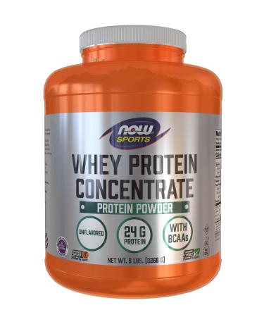 Now Foods Sports Whey Protein Concentrate Unflavored 5 lbs (2268 g) - Buy Online on GoSupps.com