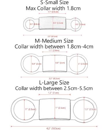 Slide ON Collar Stainless Steel with Elastic Silicone Engraving Rectangle ID Name DISC Personalised PET Dog CAT TAG Different Font Tags-Laser Engraving (M-(1.8cm-4cm) Silver-Black Rubber) M-(1.8cm-4cm) Silver-Black Rubber - Buy Online on GoSupps.com