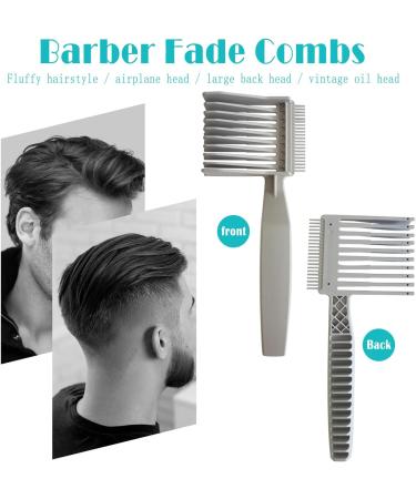 SIVLKI Professional Blend Comb - Curved Barber Fade Comb for Men's Hairstyles - Buy Online on GoSupps.com