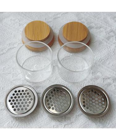 Portable Nail Brush Cleaner Cup - Acrylic Dappen Dish with Lid for Easy Cleaning | Ideal for Nail Art Sequins & Glitter Dust - Buy Online on GoSupps.com