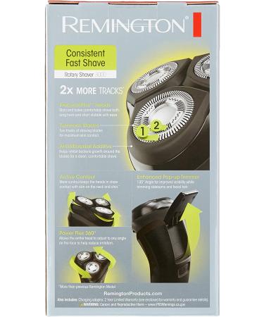 Remington PR1335B Men's Electric Razor with Precision Plus Heads and Stubble Attachment - Buy Online on GoSupps.com