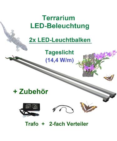 Buy AQUARIUM PL DERHAUSEN Rainforest Terra - 70 cm LED Lighting Bar for Tropical Plants - International Shipping - Buy Online on GoSupps.com