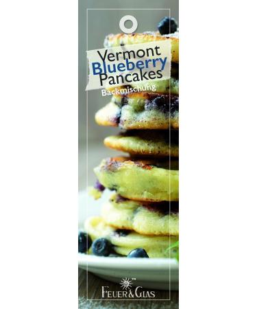 Feuer & Glas Vermont Blueberry Pancakes Baking Mix in a Jar - 370g | Gourmet International Shipping - Buy Online on GoSupps.com