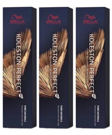 Wella Professionals Wella Koleston Perfect ME KP Rich Naturals 6/1 Dark Blonde Ash 3-pack