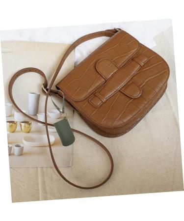 DOITOOL 1pc Spray Bottle Roller Bottle Cover Travel Hand Sanitiser Travel Bottle Covers Hand Soap Holder Cosmetic Containers Funnels Leather Key Fob Pu Bottle Cap - Buy Online on GoSupps.com