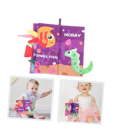 Abaodam 5-Stage Fabric Book for Toddlers | Early Development Baby Toys | Soft Crumpled Touch Book for Girls & Newborns - Buy Online on GoSupps.com