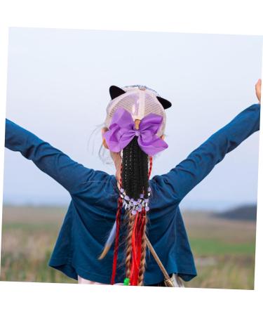 MAGICLULU Ponytail Beads and Dreadlocks Ponytail Wig Braided Wig Color Hair Extensions for Hair Accessories for Braids Synthetic Ponytail Extension Miss Decorate Chemical Fiber Lengthen - Buy Online on GoSupps.com