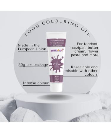 Dekozauber24 Vegan Food Coloring Gel 30g - Fuchsia | Ideal for Fondant & Marzipan - Baking Accessories & Cake Decoration - Buy Online on GoSupps.com