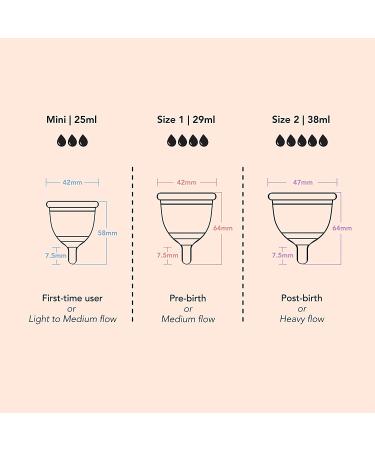 Rael Reusable Menstrual Cup Size 1 - Eco-Friendly, Comfortable & Durable - Buy Online on GoSupps.com