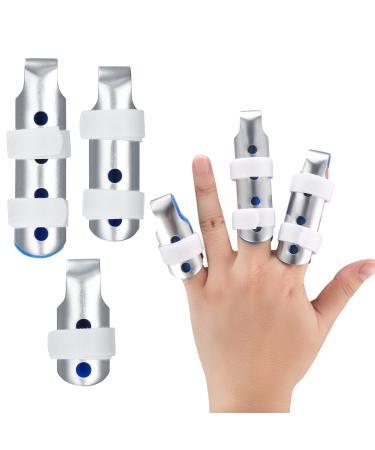 LJAPPLIED 3 Pcs Trigger Finger Splints Adjustable Trigger Finger Straightener Brace Support Splints for Broken Finger Arthritis Index Middle Joints Ring Finger Knuckle Immobilization S/M/L