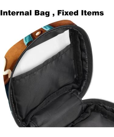 MUOOUM Christmas Gingerbread Pattern Women's Menstrual Storage Bag | Portable Zipper Bag for Teens & Women - Buy Online on GoSupps.com