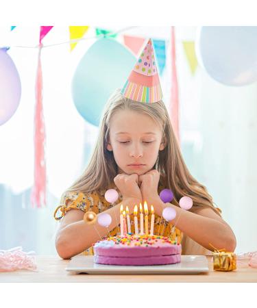 30 Piece Mini Colorful Balloon Cake Topper Set for Dollhouse Party Decorations - Ideal for Birthdays, Weddings & More - Light Colors - Buy Online on GoSupps.com