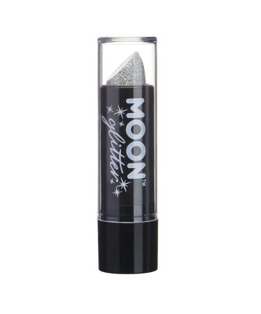 Moon Glitter Holographic Glitter Lipstick 0.17oz - Silver