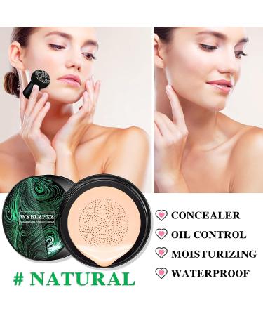 WYBLZPXZ Mushroom Head Air Cushion CC Cream BB Cream - Natural Moisturizing Full Coverage Foundation & Concealer for Even Skin Tone - Buy Online on GoSupps.com