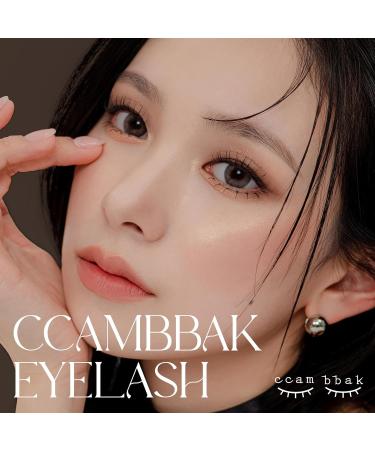 CCAMBBAK Bold Natural False Eyelashes - Handmade Lightweight K-Beauty Extensions | 12mm Lengthening Wisps | Authentic Individual Fake Lashes - Buy Online on GoSupps.com
