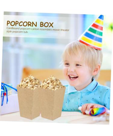 ABOOFAN 300 Pcs Cardboard Popcorn Dessert Bowls Charcuterie Cups Paper Cones for Food Popcorn Containers Movie Night Popcorn Bowl Square Disposable Trays Party Candy Cartons Mini Lunch Bag As Shownx6pcs mediumx6pcs - Buy Online on GoSupps.com