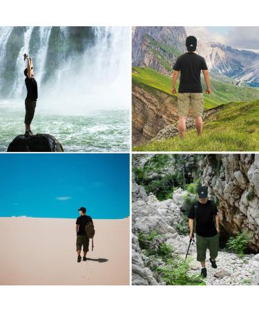 Merino Protect Men's 100% Merino Wool T-Shirt - Short Sleeve, Odor Resistant, Lightweight Base Layer for Travel & Hiking - Black (Medium) - Buy Online on GoSupps.com